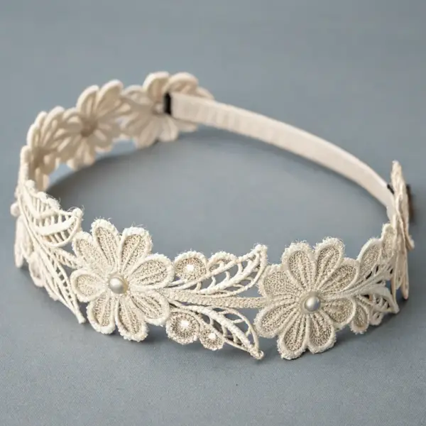 Lace Flower Headband
