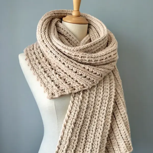 Knit Wrap - Cream